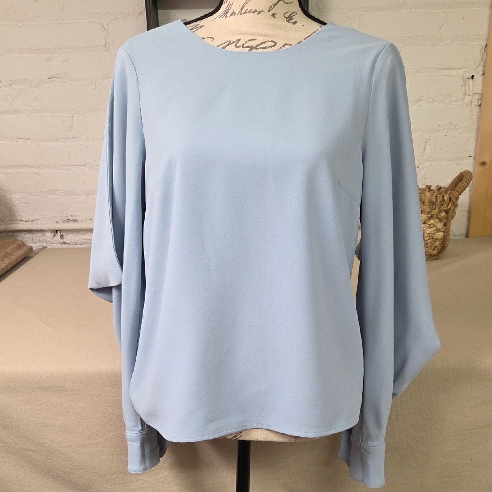 Elegant Light Blue Women's Top PAISIE Sz 12